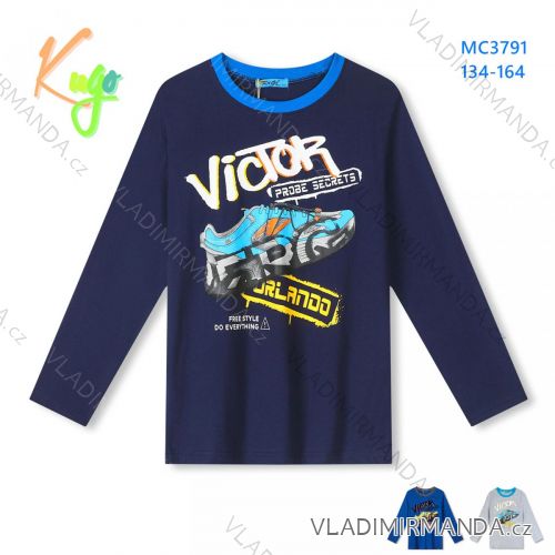 Boys long sleeve shirt (134-164) KUGO S3129