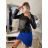 Šaty letní elegantní bez rukávu dámské (S/M ONE SIZE) ITALSKÁ MÓDA IMPHD228094 Black S
