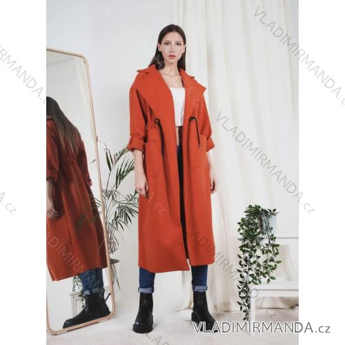 Women's Autumn Long Sleeve Coat (S/M ONE SIZE) ITALIAN FASHION IMPLM22818000019