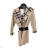 Women's Autumn Long Sleeve Coat (S/M ONE SIZE) ITALIAN FASHION IMPLM22818000019