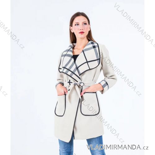 Women's Autumn Long Sleeve Coat (S/M ONE SIZE) ITALIAN FASHION IMPLM22818000019