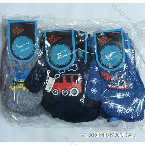 Boys' mittens (10-16 cm) PV322SANR7451