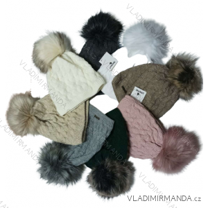 Winter hat with pompon women (ONE SIZE)PVC22821006