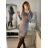 Women's Long Sleeve Turtleneck Knit Dress (S/M ONE SIZE) ITALIAN FASHION IMM22UN8396