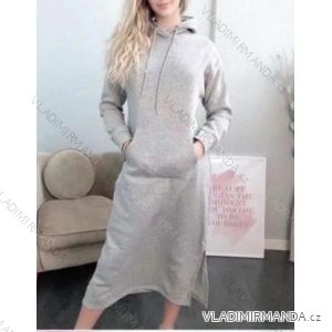 Women's Long Sleeve Sweatshirt Dress (S/M ONE SIZE) ITALIAN FASHION IMWB22344