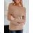 Women's Long Sleeve Sweater (S / M ONE SIZE) ITALIAN FASHION IMM219072