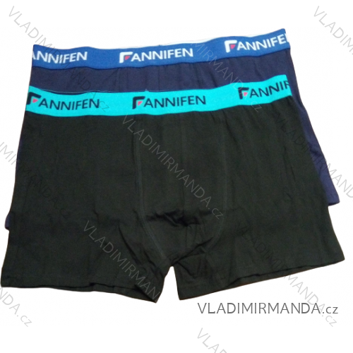 Men's boxer shorts cotton (L-3XL) FANNIFEN PES22G55450-K mix barev 2XL