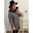 Knitted Dress Ala Sweater Long Sleeve Women's Plus Size (XL / 2XL ONE SIZE) ITALIAN FASHION IM4212262 Old-pink