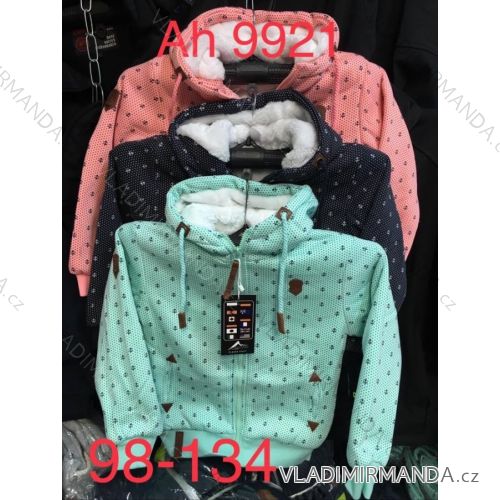 Girls' Warm Baby Sweatshirt (98-134) VINTE VIN220587