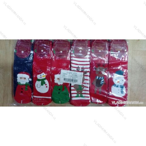 Children's thermal Christmas socks for girls and boys (28-35) AURA.VIA AUR22SGV8900