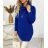 Summer long sleeve flowered women's dress (UNI S / L) ITALIAN FASHION IMK20150