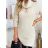 Women's Warm Knitted Turtleneck Long Sleeve Dress (S/M ONE SIZE) ITALIAN FASHION IMWL22012