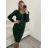 Summer long sleeve flowered women's dress (UNI S / L) ITALIAN FASHION IMK20150