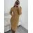 Summer long sleeve flowered women's dress (UNI S / L) ITALIAN FASHION IMK20150