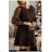 Women's Elegant Long Sleeve Dress (S/M ONE SIZE) ITALIAN FASHION IMPLI2220433lurex