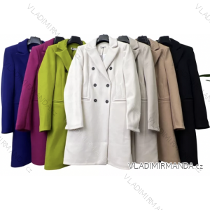 Women's Autumn Leather Long Sleeve Coat (S/M ONE SIZE) ITALIAN FASHION IMPLM2255500