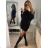 Alla Sweater Knitted Turtleneck Knitted Women's Dress (S/M) ITALIAN FASHION IM422CLARA