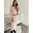 Women's Belted Long Sleeve Knitted Turtleneck Dress (S/M ONE SIZE) ITALIAN FASHION IM422NOEMI