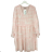 Women's Elegant Long Sleeve Dress (S / M ONE SIZE) ITALIAN FASHION IMWP21u3727 pink M / L