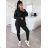 Women's Long Sleeve Knitted Turtleneck Sweater and Leggings Set (S/M ONE SIZE) ITALIAN FASHION IMWAA22511