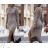 Summer long sleeve flowered women's dress (UNI S / L) ITALIAN FASHION IMK20150