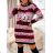 Summer long sleeve flowered women's dress (UNI S / L) ITALIAN FASHION IMK20150