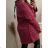 Women's Warm Long Sleeve Dress (L / XL ONE SIZE) ITALIAN FASHION IM421MIA 3xl / 4xl fuchsia