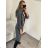 Women's Long Sleeve Shirt Dress (S/M/L ONE SIZE) ITALIAN FASHION IMC22658