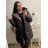 Reversible Winter Women's Plus Size Coat (2XL-6XL) POLISH FASHION HKW22C208040 black M