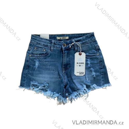 WOMEN'S SHORTS SHORTS (size 26-32) M.SARA MSR20G3601 XL blue