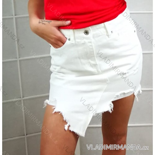 Women's denim skirt (xs-xl) ITAIMASKA MA119CY-302 XS white