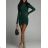 Women's Turtleneck Sweater Knit Long Sleeve Women's (uni sm) ITALIAN FASHION IM4192002