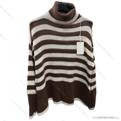 Women's Long Sleeve Sweater (S / M ONE SIZE) ITALIAN FASHION IMM219072