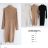 Women's Long Sleeve Knitted Dress (S/M ONE SIZE) FRENCH FASHION FMWT22J51765