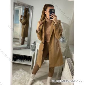 Women's Fluffy Long Sleeve Coat (S/M ONE SIZE) ITALIAN FASHION IMM22MS80586