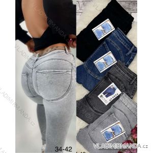 Rifle jeans dlouhé dámské (34-42) M.SARA MSR217244