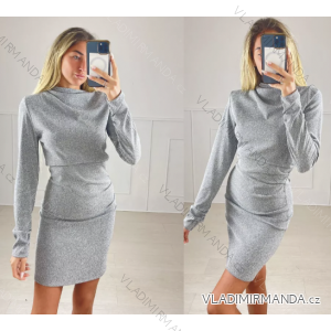 Šaty plesové dlouhé elegantní bez rukávu dámské (S/M ONE SIZE) ITALSKÁ MÓDA IMPBB22B22876