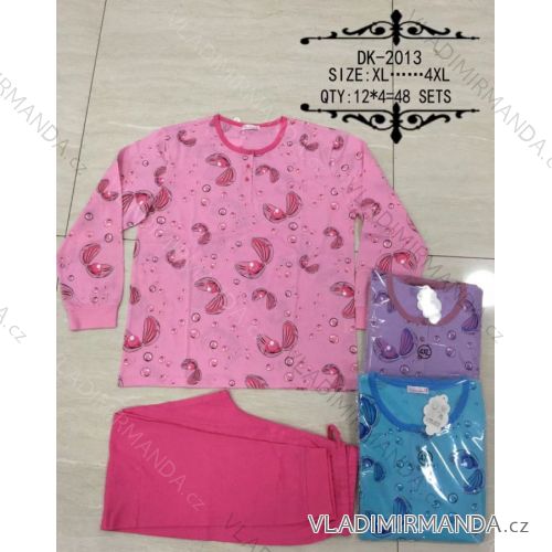 Pajamas Long Ladies Oversized (xl-4xl) N-FEEL NFL22DK2013