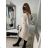 Women's Long Sleeve Turtleneck Knitted Dress (S/M ONE SIZE) ITALIAN FASHION IMWAA223600 S/M Brown