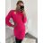 Women's Warm Long Sleeve Dress (L / XL ONE SIZE) ITALIAN FASHION IM421MIA