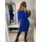 Women's Knitted Dress/Sweater Extended Long Sleeve (S/M ONE SIZE) ITALIAN FASHION IMM22MY21183