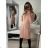 Women's Knitted Dress/Sweater Extended Long Sleeve (S/M ONE SIZE) ITALIAN FASHION IMM22MY21183