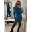 Women's Knitted Carmen Turtleneck Long Sleeve Dress (S/M ONE SIZE) ITALIAN IM422JK7026