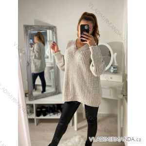 Women's Long Sleeve Sweater (S / M ONE SIZE) ITALIAN FASHION IMM219072