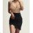 Women's Elegant Sparkly Strapless Dress (S/M ONE SIZE) ITALIAN FASHION IMWDD223931