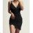 Women's Elegant Sparkly Strapless Dress (S/M ONE SIZE) ITALIAN FASHION IMWDD223931