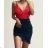 Women's Elegant Sparkly Strapless Dress (S/M ONE SIZE) ITALIAN FASHION IMWDD223931