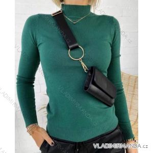 Women's Long Sleeve Knitted Sweater (S/M ONE SIZE) ITALIAN FASHION IMWE223963