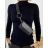 Women's Long Sleeve Knitted Sweater (S/M ONE SIZE) ITALIAN FASHION IMWE223963