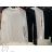 Women's Long Sleeve Lace T-Shirt (S/M ONE SIZE) ITALIAN FASHION IMWE223979